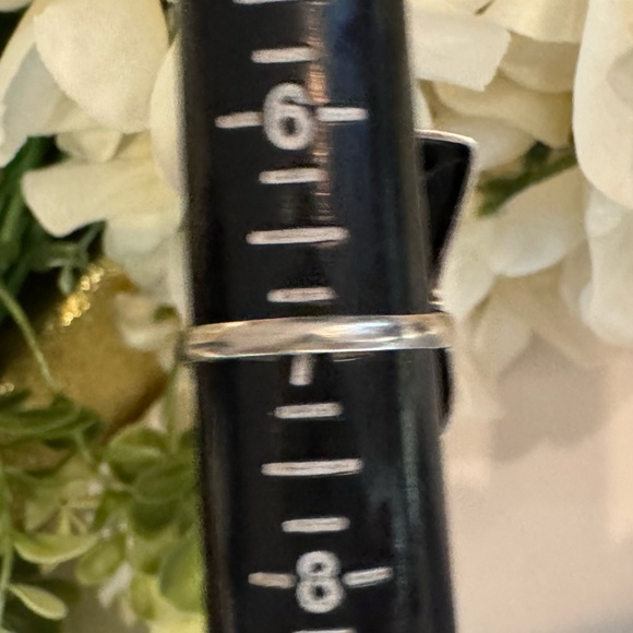 Vintage Large Sterling Silver 925 Handmade Shell Statement Ring - Picture 11 of 13